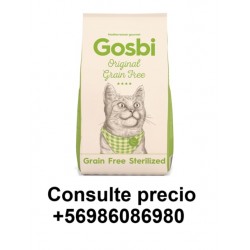 GOSBI ORIGINAL CAT GRAIN FREE  STERILIZED 3 kilos